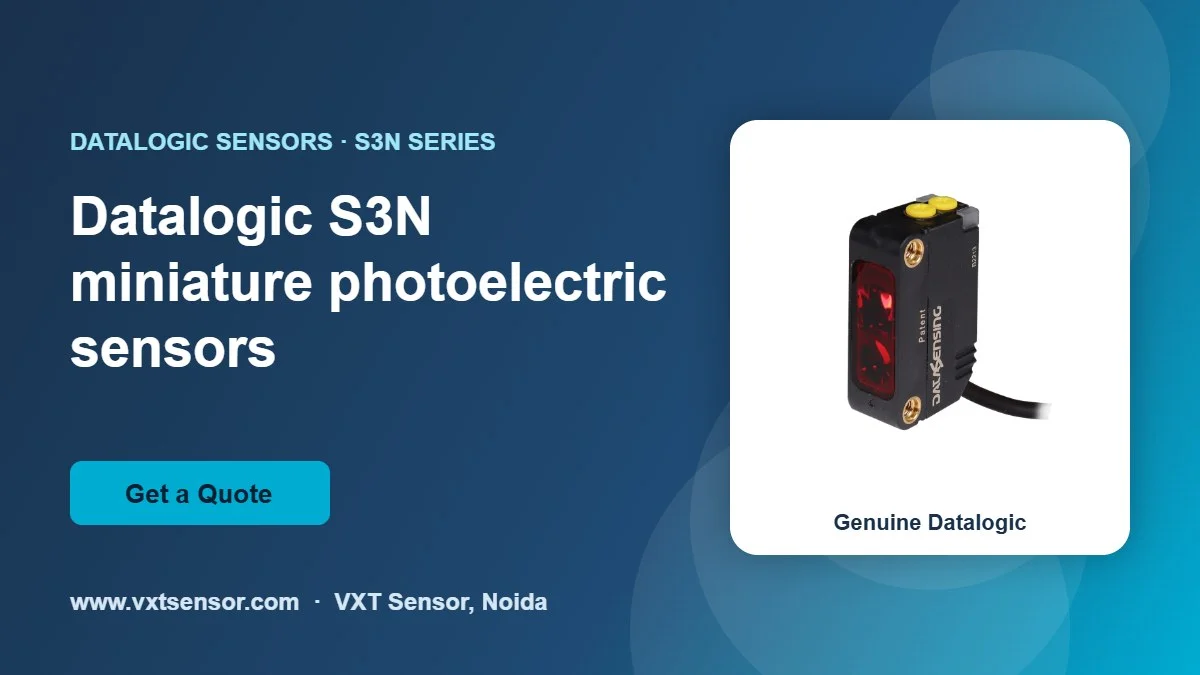 Datalogic S3N miniature photoelectric sensors
