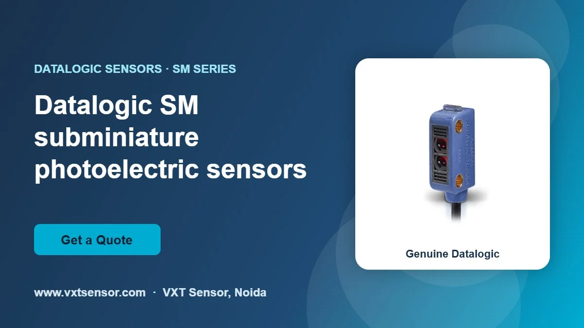 Datalogic SM subminiature photoelectric sensors
